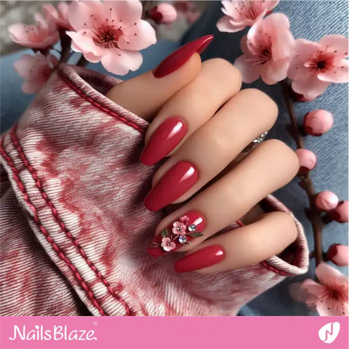 Spring Nails with 3D Flowers | Spring Nails - NB3959